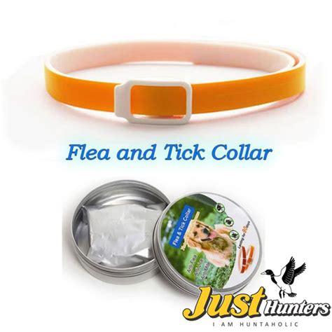 Flea and Tick Collar for Dogs Cats Natural Herbal Adjustable Waterproof