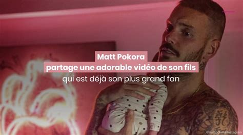 Matt Pokora partage une adorable vidéo de son fils qui est déjà son