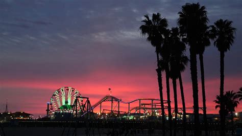 Santa Monica Sunset Wallpapers - Top Free Santa Monica Sunset ...