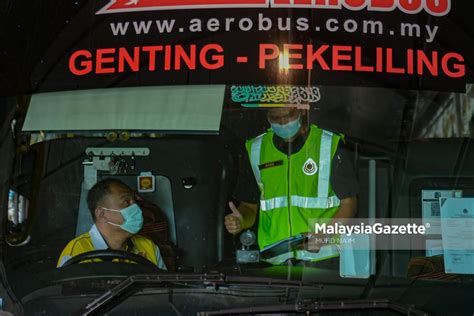 Operasi Jpj Periksa Pemandu Bas Ke Genting Highlands Opsharirayaaidilfitri