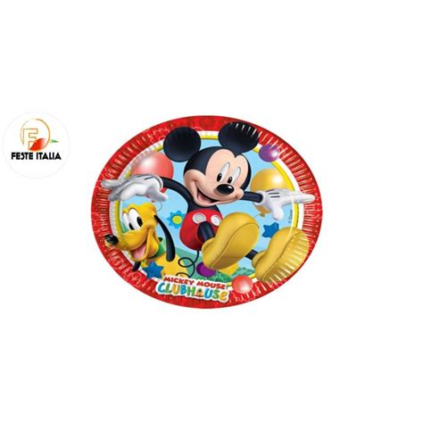 Festa Topolino Piatti Bicchieri Tovaglia Tovaglioli Topolino Persone