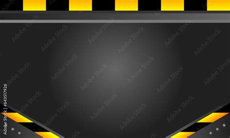 yellow  black police background  warn  danger areas setting
