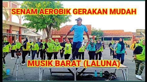 Senam Aerobik Gerakan Mudah Musik Barat Laluna Youtube