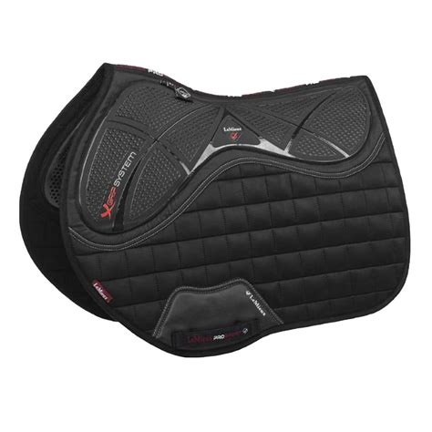 Lemieux X Grip Twin Sided Eurojump Square Black Saddle Pad Farm House