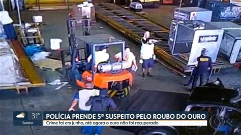 Vídeo Polícia Prende Mais Um Suspeito De Participar De Roubo De Ouro Em Cumbica Sp1 G1