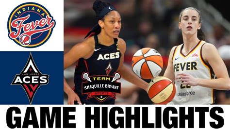 Aja Wilson Shows Dorminance Against Caitlin Clark In Aces Debut Against