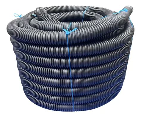 Eletroduto Corrugado 2 Pol 63mm Tubo Duto C Guia 50 Metros