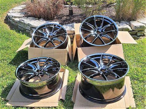 Fs For Sale New Set Of Forgeline F01 Black Ice Finished Wheels For