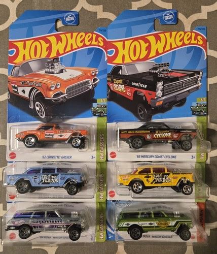 Hot Wheels Gasser Collection Dollar General Exclusive Orange Corvette