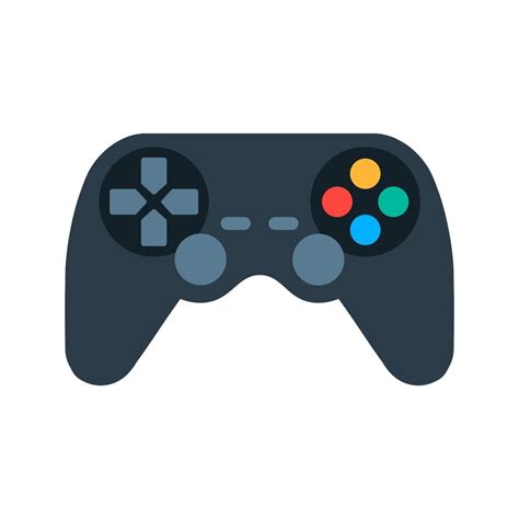 Modern Flat Design Of Gamepad Or Joystick Icon For Web Vector