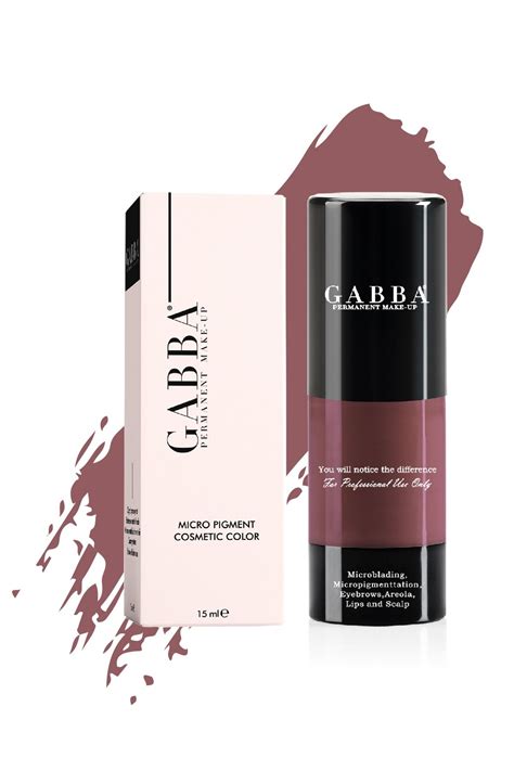 GABBA PERMANENT MAKE UP nude Dudak Boyası Kalıcı Dudak Renklendirme Kalıcı Makyaj Dudak