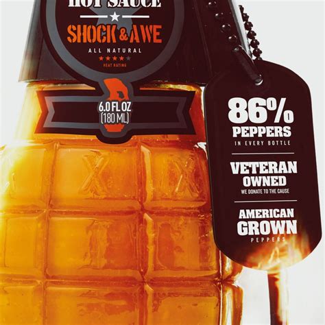 Shock Awe Hotsauce The Generals Hot Sauce Grill Bude Ch