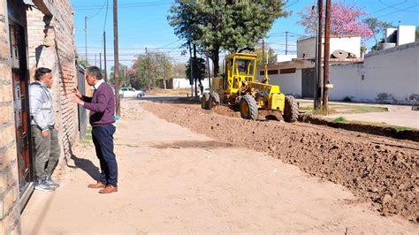 El Intendente Nediani Contin A Supervisando Las Obras En Ejecuci N De