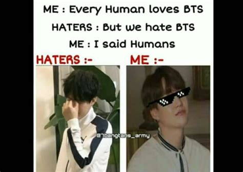 Every Human Loves Bts Bts Memes Hilarious Haters Funny Quotes About