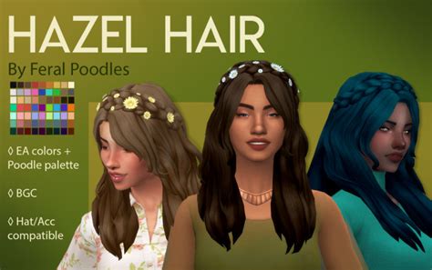 Hazel Hair Ts Maxis Match Cc Feralpoodles On Tumblr