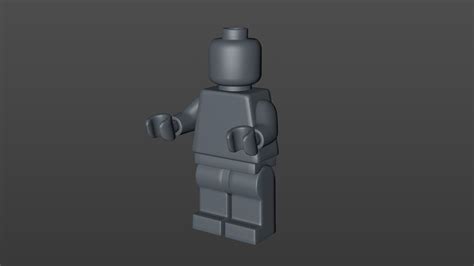 Lego Minifigure 3d Model