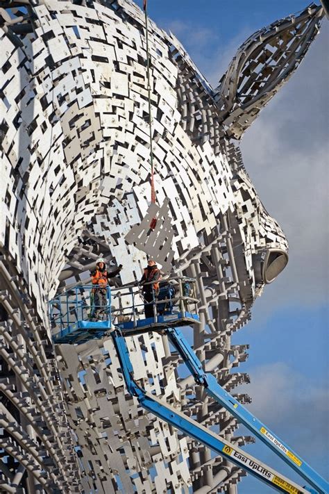 Children 4 Horses: Construction of the Kelpies Sculptures in Scotland