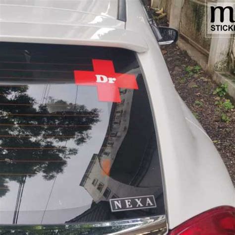 Doctor Logo Stickers In Custom Sizes For Cars Bikes Laptops