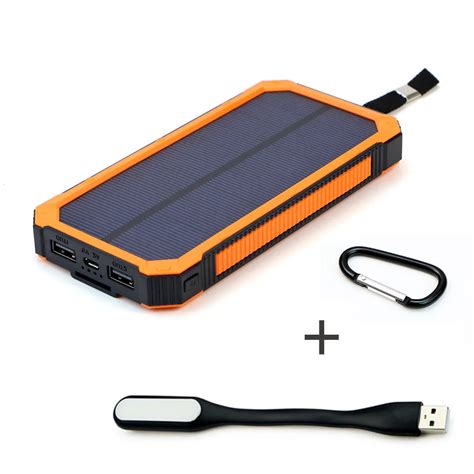 Aliexpress Buy Portable Solar Panel Power Bank 15000mAh Solar