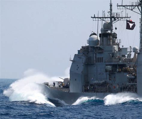 U.S. and Chinese Warships Narrowly Avoid Collision In South China Sea