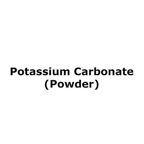 Potassium Carbonate Powder Potassium Carbonate Powder