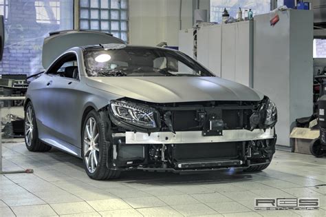 Matte Grey Mercedes Benz S Amg Coupe By Re Design Gtspirit