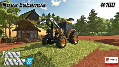 Como Compactar Silagem no Farming Simulator 22 Estância Ponte Funda Ep