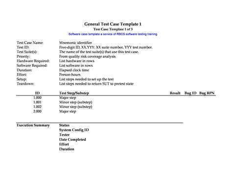 Test Case Templates Examples From Top Software Companies