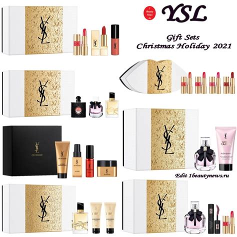 Рождественские подарочные наборы YSL Gift Sets Christmas Holiday 2021 ...
