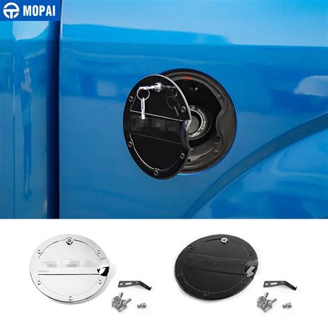 Mopai Abs Car Exterior Gas Oil Fuel Tank Cap Cover Trim With Key Lock