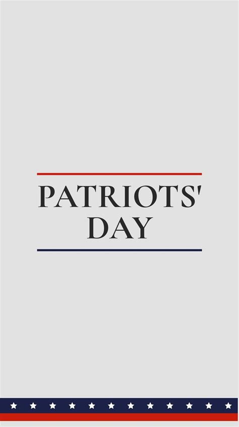Patriots Day Instagram Story In Eps Illustrator  Png Psd Svg