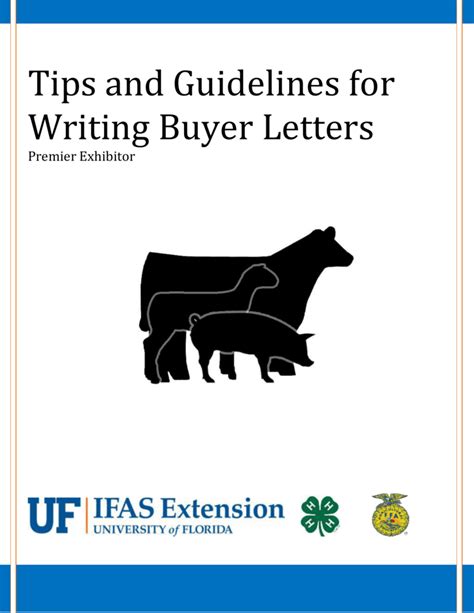 Sample Buyer Letters For Ffa Caipm