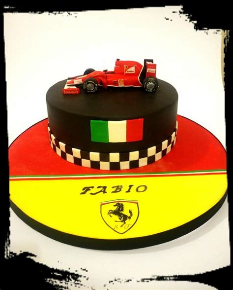 Ferrari F1 Cake Decorated Cake By Mariana Frascella CakesDecor