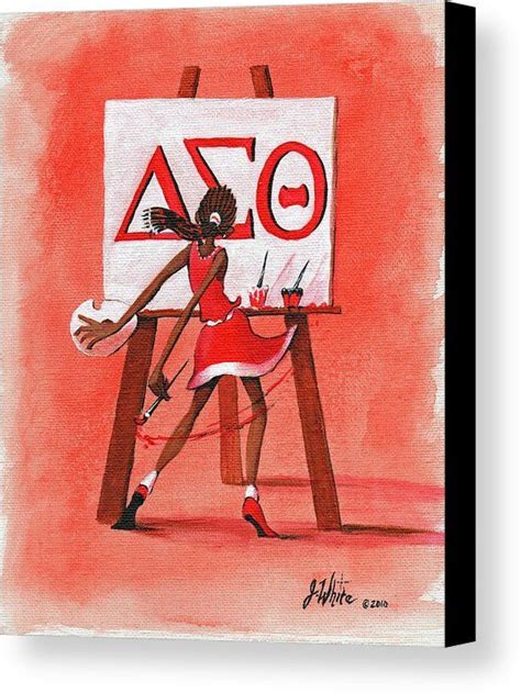 D Finishing Touch Canvas Print Canvas Art By Jerome White Delta Sigma Theta Sorority Canvas