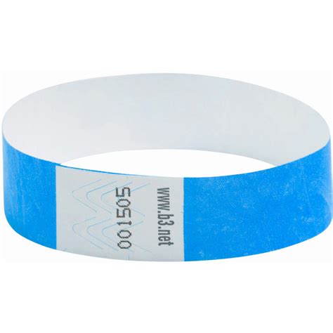 Sicurix Standard Dupont Tyvek Security Wristband Id Badges Supplies