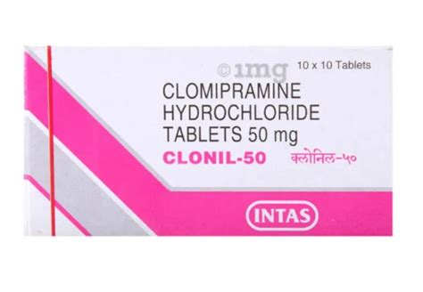 Clonil Mg Tablets At Rs Stripe Clomipramine Hcl Tablet In