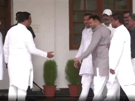 Tejashwi Yadav Spotted Limping During INDIA Bloc Meeting Ahead Of Lok