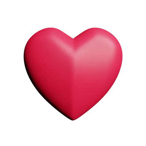 Pink Heart 3d Rendering Icon Illustration 29254437 Png