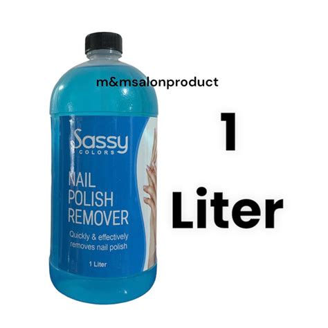 Sassy Nail Polish Remover Acetone 1 Liter Shopee Philippines