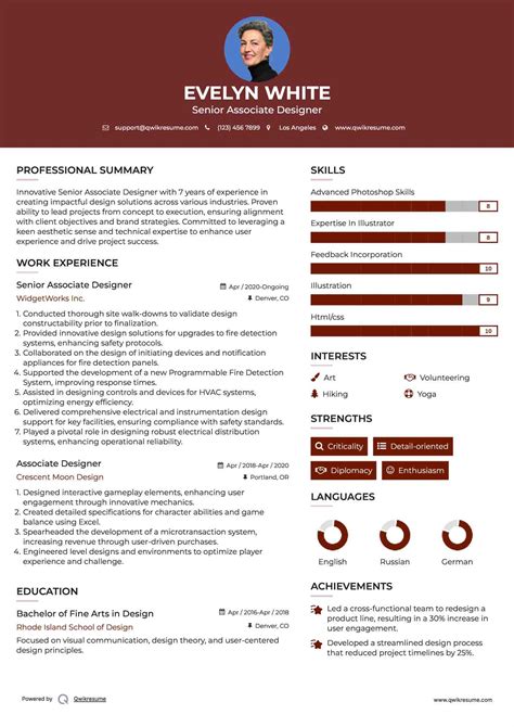 10+ Associate Designer Resume Samples & Templates for 2025
