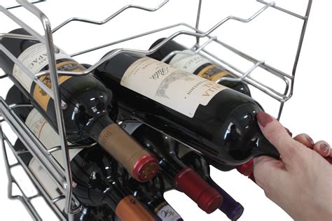 Mini Adega Rack Porta Garrafas De Vinho Inox R Em Mercado Livre