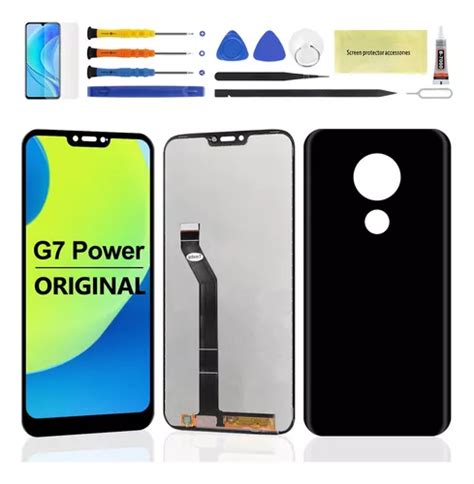 Pantalla Para Moto G7 Power Xt1955 Original Y Tapa Trasa Meses Sin