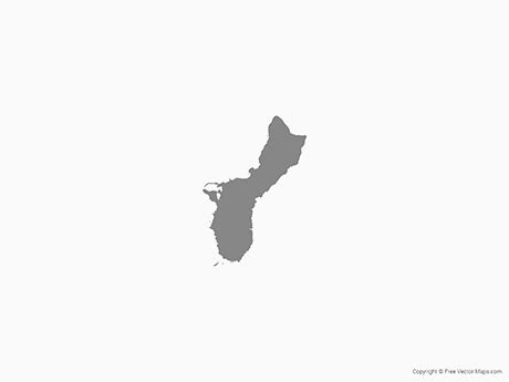 Guam Map Outline