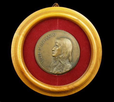 MÉdaille Ajaccio Corse Napoléon Ier Bonaparte Cité Impériale Courbier