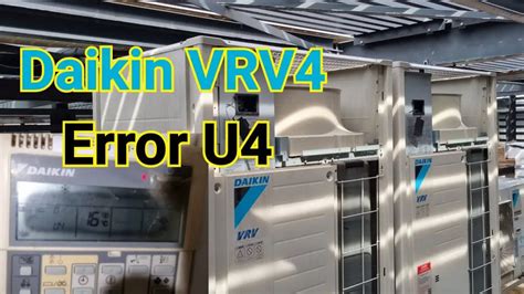 Daikin Error Code U Troubleshooting Tips Solutions