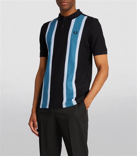 Mens Fred Perry Multi Striped Polo Shirt Harrods Us