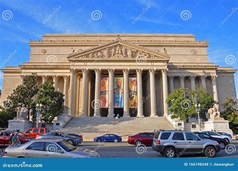 National Archives Building In Washington Dc Usa Editorial Stock Photo