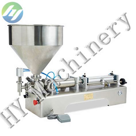 Semi Automatic Single Head Pneumatic Piston Paste Filling Machine