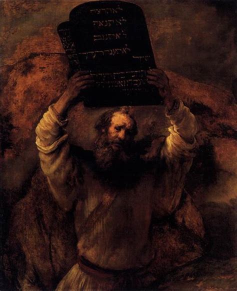 Moisés Rompiendo Las Tablas De La Ley 1659 Rembrandt