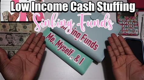 Cash Stuffing My Sinking Funds Low Income Budgeter Youtube